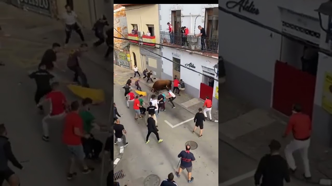 Incidente durante el encierro en Arganda del Rey 🐂