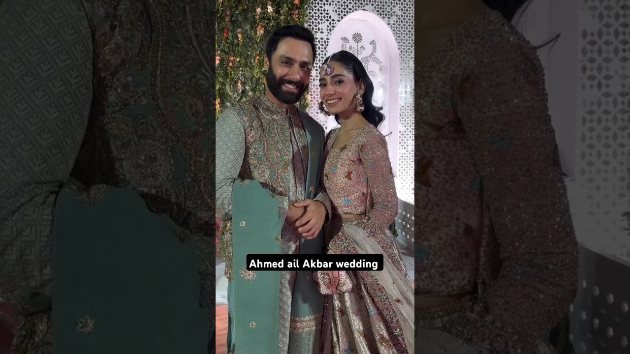 Ahmed Ali Akbar & Wife Look Stunning at Wedding π