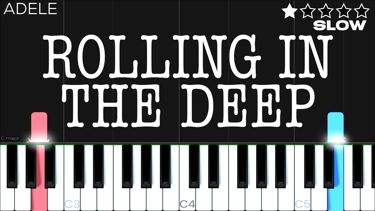 Adele - Rolling In The Deep | Easy Slow Piano Tutorial 🎹