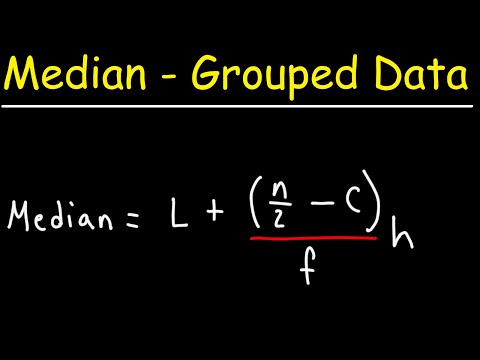 Calculating the Median of Grouped Data in Statistics