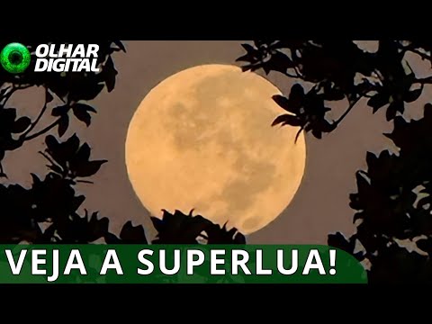 Veja imagens incríveis da primeira Superlua de 2025