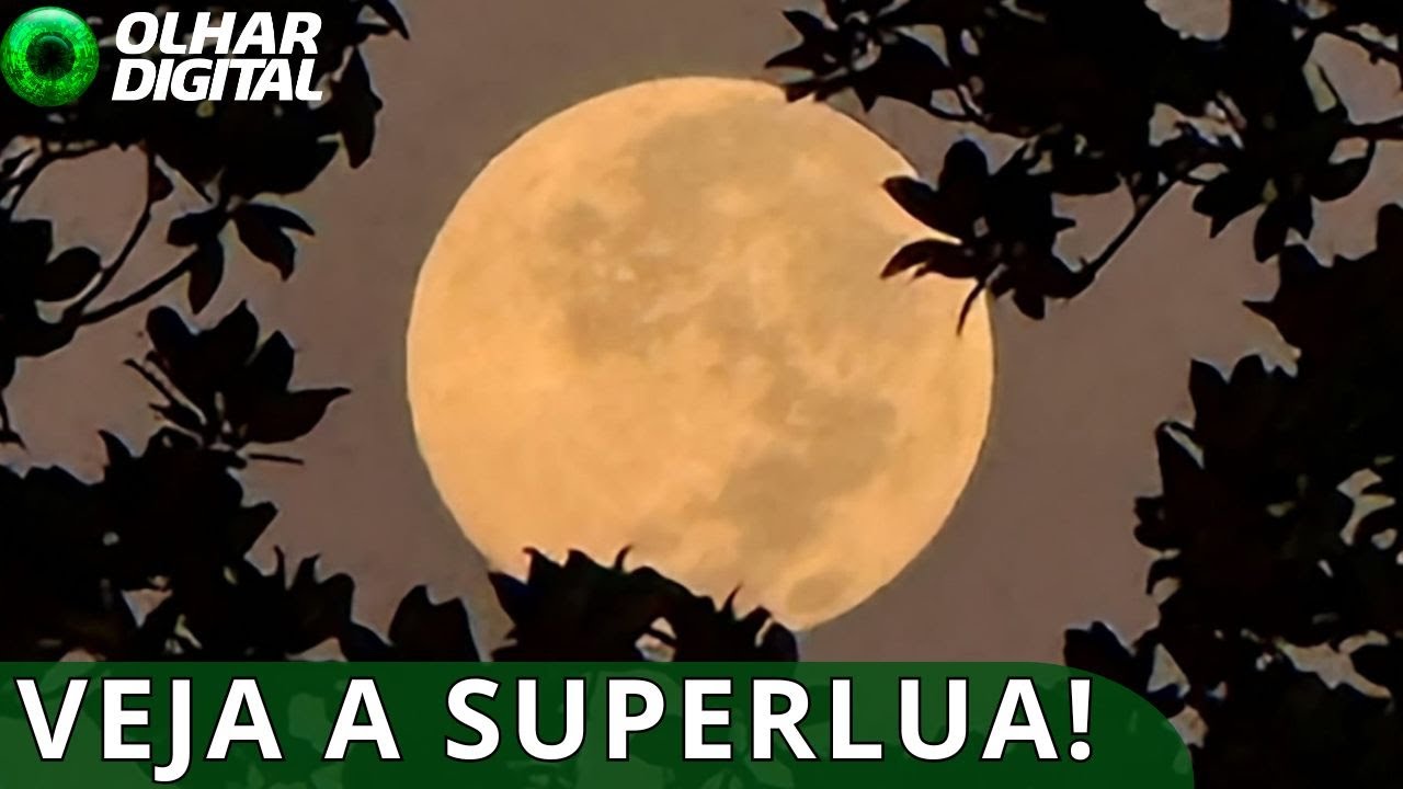 Imagens da Primeira Superlua de 2025