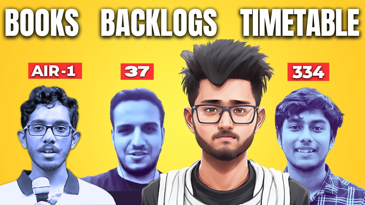 Top IIT JEE Tips from AIR 1, 37 & 334 🔥