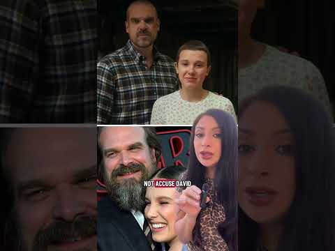 Millie Bobby Brown Accused David Harbour of Bullying? #milliebobbybrown#strangerthings #davidharbour