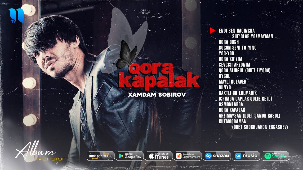 Xamdam Sobirov - Qora Kapalak Albom Dasturi (2020) 🎶
