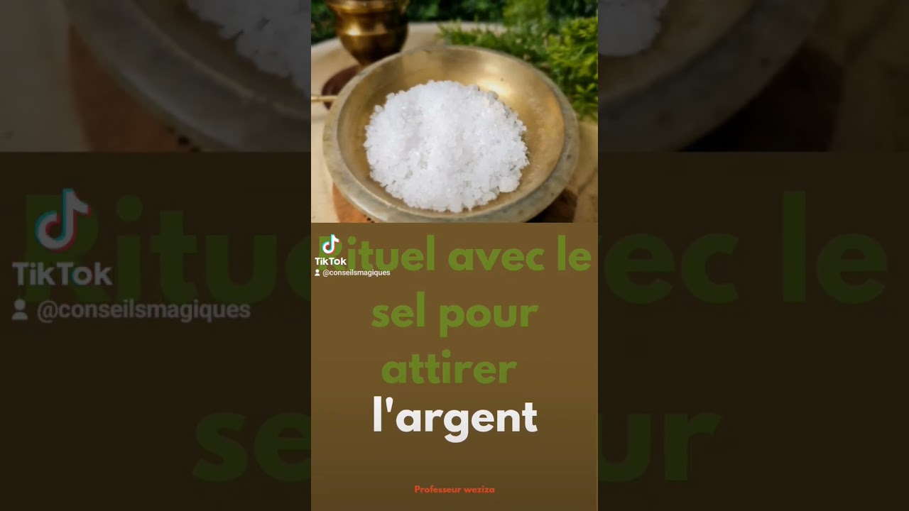 Rituel du Sel pour Attirer l’Argent 💰