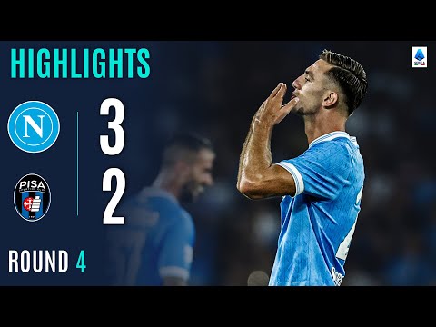 NAPOLI-PISA 3-2 | HIGHLIGHTS | Lucca Seals Five-Goal Thriller | Serie A 2025/26