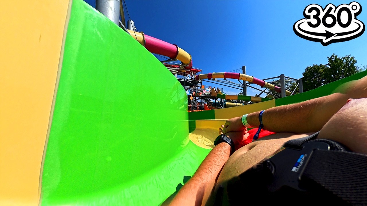 Ruba Roller Coaster at Energylandia 2025 🎢 | 360° POV with Insta360 X5