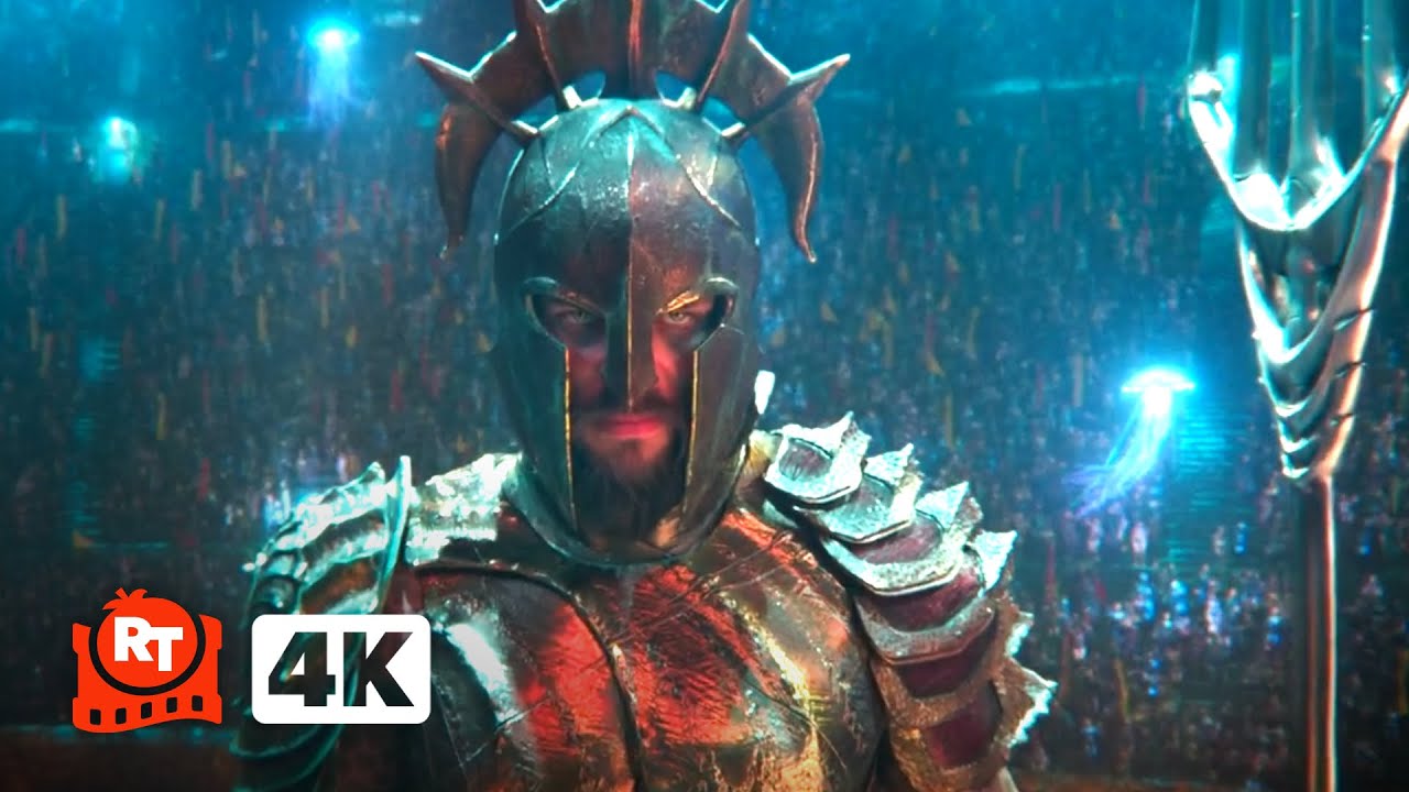 Aquaman (2018) 4K - Epic Trident Battle! 🐠