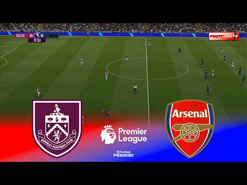 🔴Burnley vs Arsenal - English Premier League 25/26 Match | Pes 21 Gameplay
