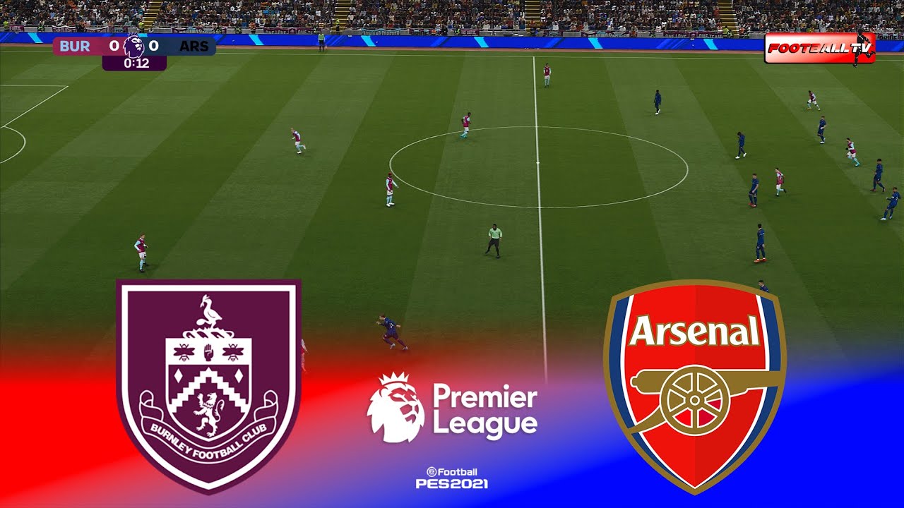 🔥 Burnley vs Arsenal | Premier League 25/26 | PES 21 Gameplay Highlights