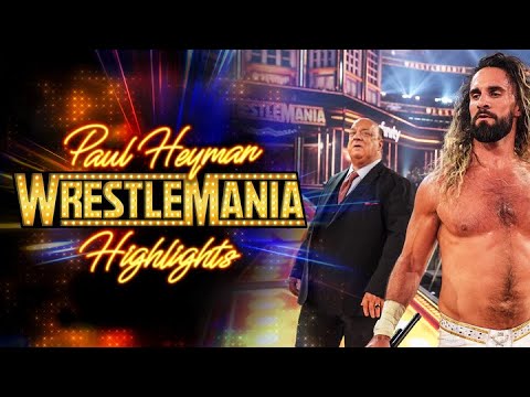 Paul Heyman at WrestleMania 41: Betrayals & Alliances 🤼‍♂️