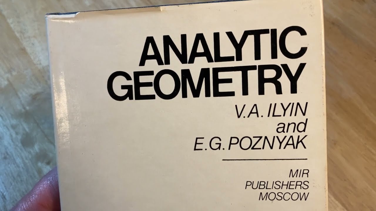 Analytic Geometry by Ilyin & Poznyak 📘