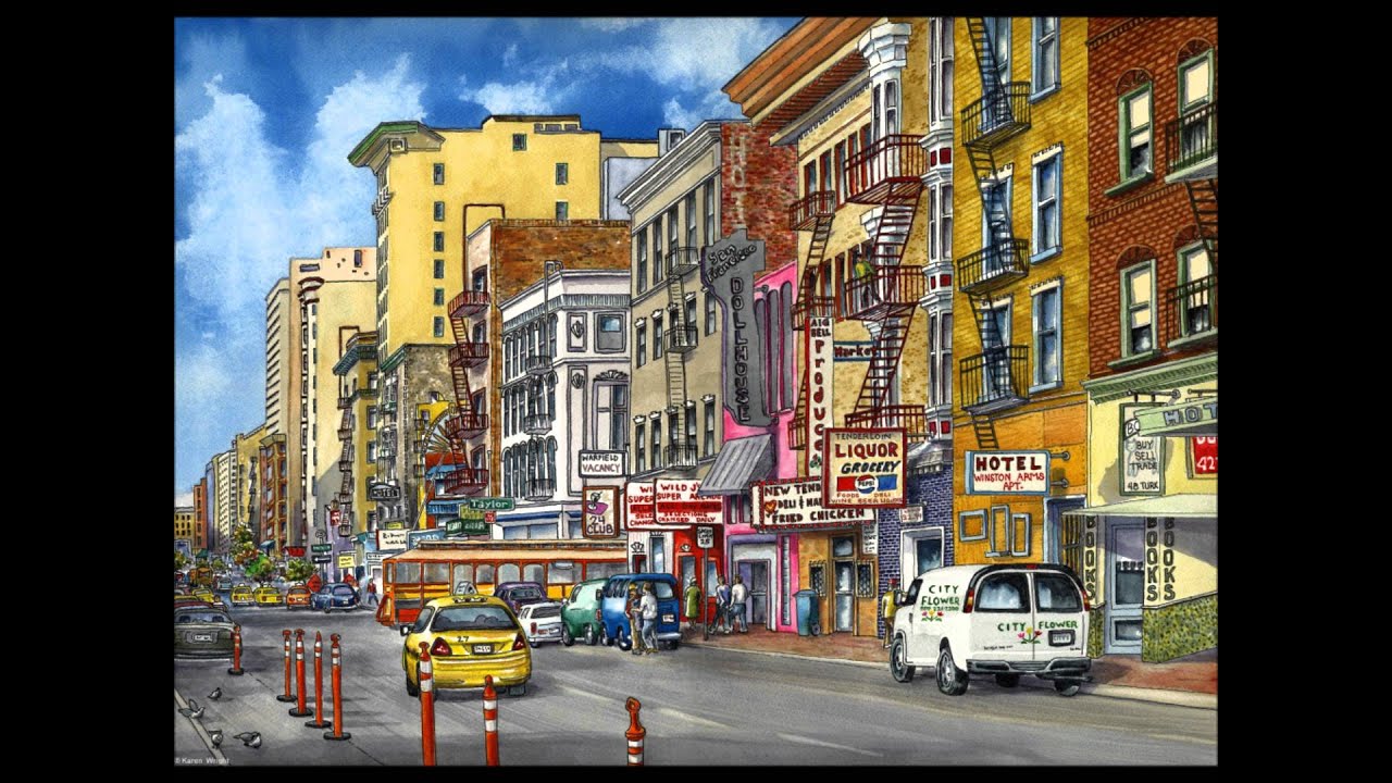 Young Turks by Rod Stewart on Turk Street, SF 🎶