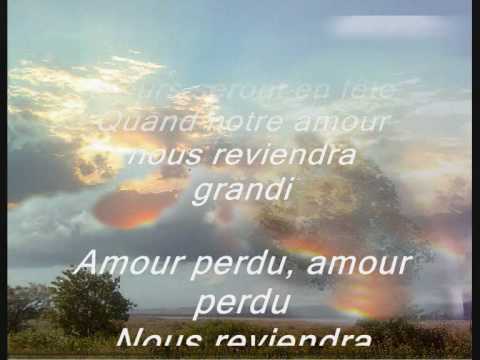 Amour Perdu - Adamo Lyrics en Français