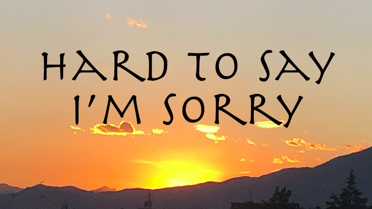 シカゴ『素直になれなくて』(Hard to Say I'm Sorry) 1982年の名曲