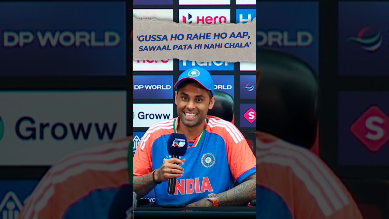 Suryakumar Yadav's Witty Response to Pakistan Journalists' Political Question 🇮🇳