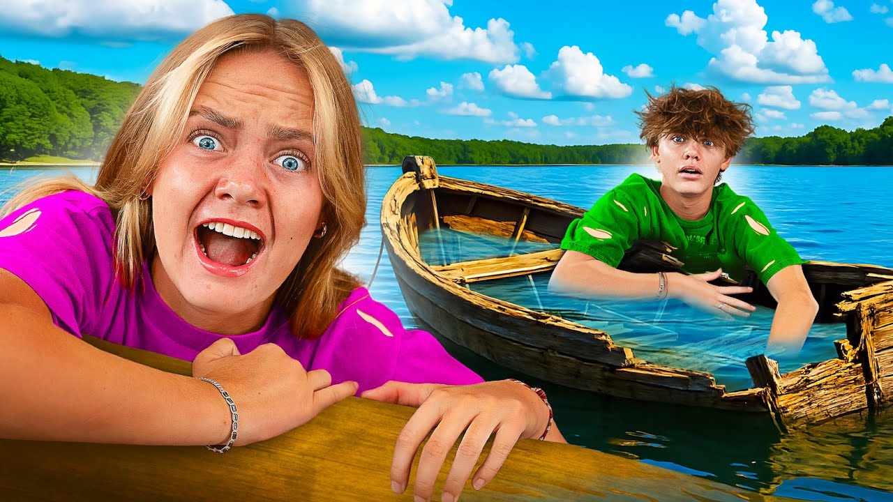 Surviving 24 Hours on a Raft in Open Waters 🌊