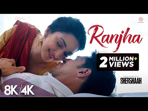 Ranjha 8K/4K Music Video | Kiara Advani | Sidharth Malhotra | Shershaah songs | B Praak | Jasleen R