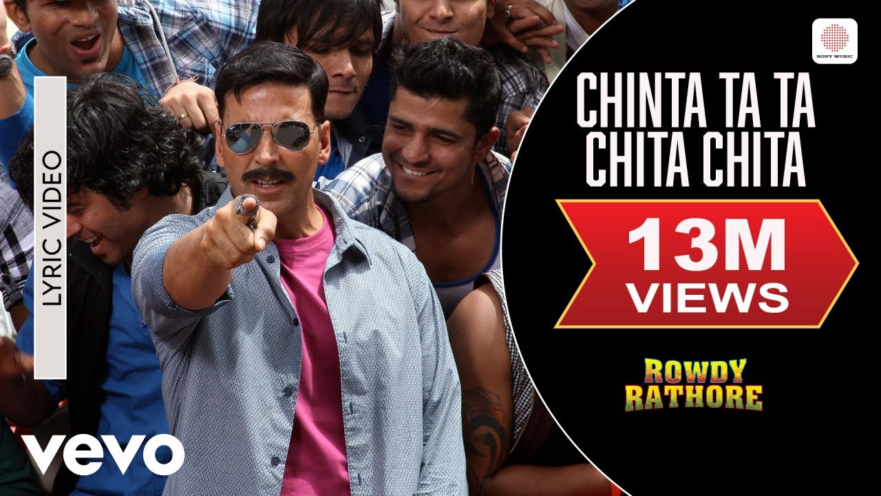 Chinta Ta Ta Chita Chita Lyric - Rowdy Rathore πΆ