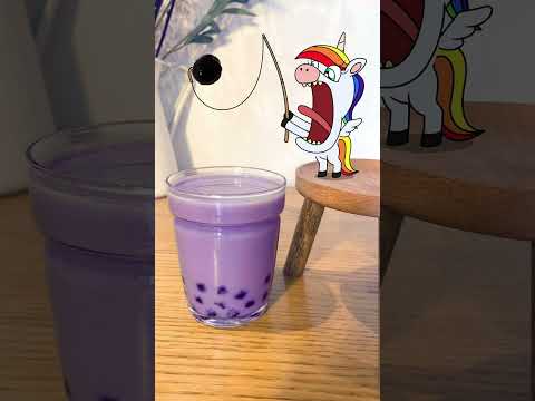Halloween Unicorn fishes in Boba! What Mysteries lie Inside? (Animation Meme) #boyanddragon #shorts