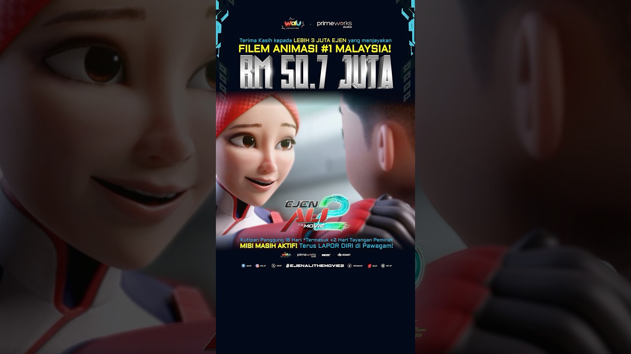 Ejen Ali 2: Misi Satria - Teruskan Perjuangan 🚀