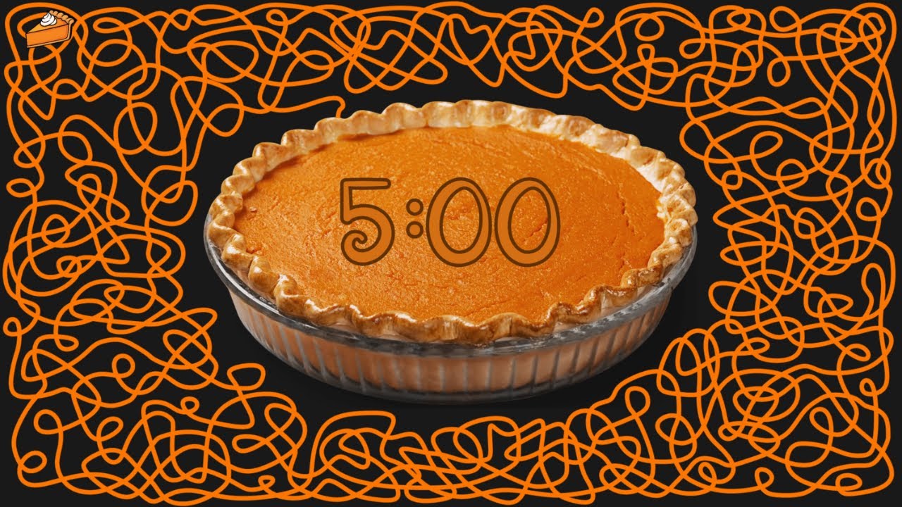 5-Minute Timer Pumpkin Pie 🎃💥