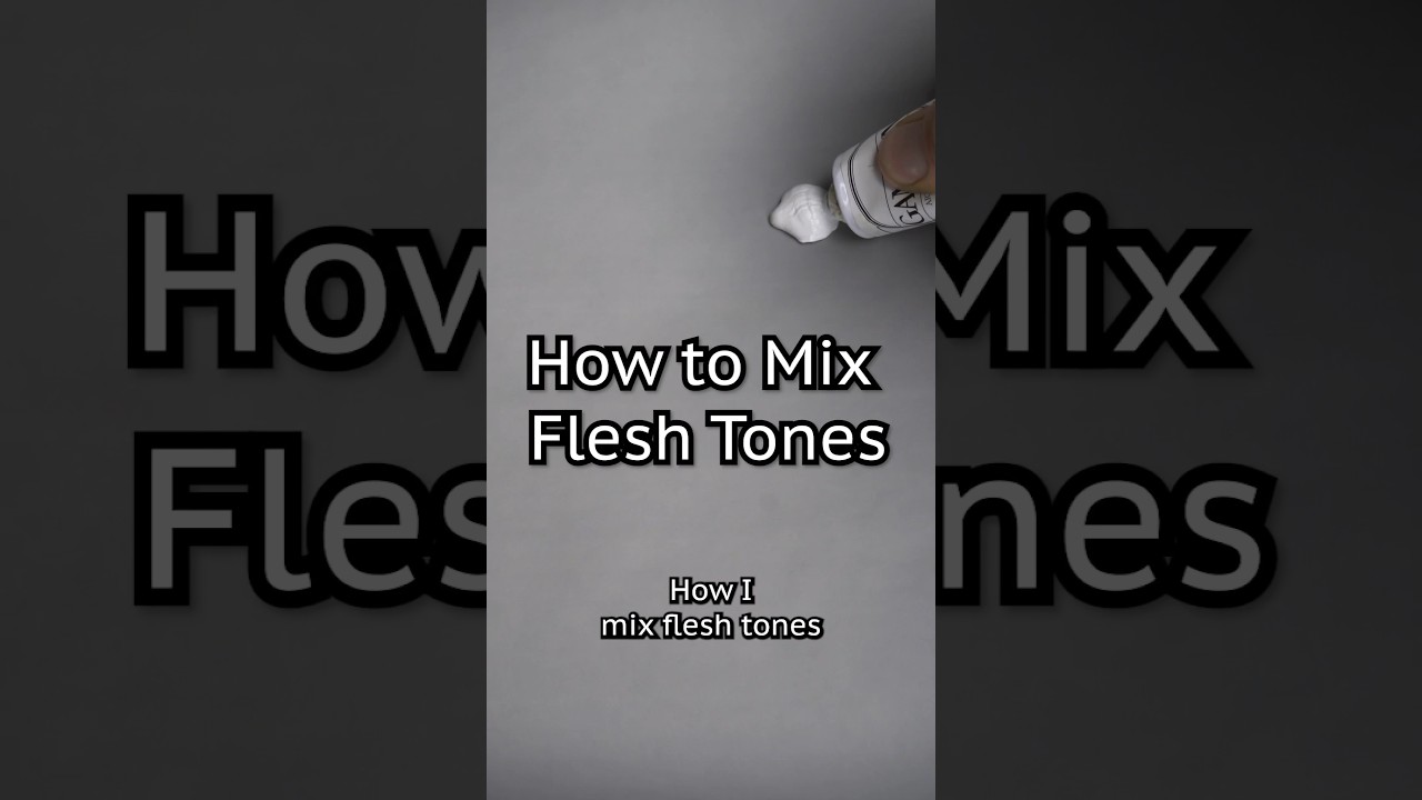 How to mix skin tones #oilpainting #howto #artist #artprocess #howtopaint #fineartist #paints