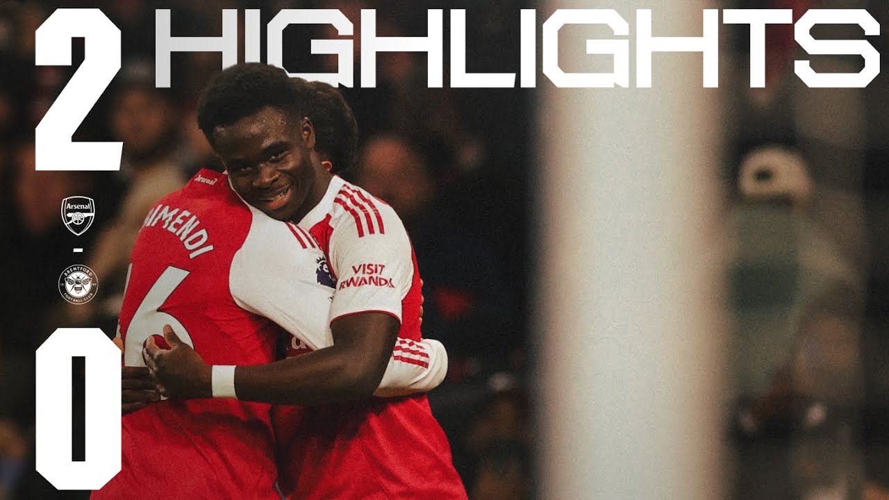 Merino & Saka Lead Arsenal to 2-0 Win vs Brentford