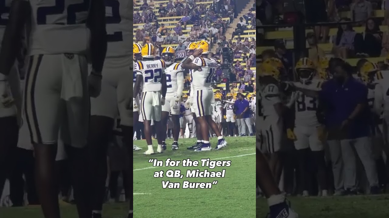 Michael Van Buren Named Starting QB for the Tigers 🐯