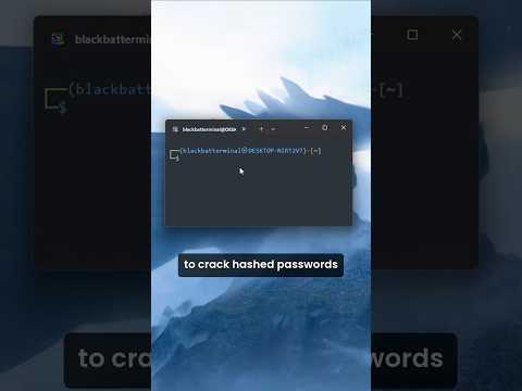 john the ripper tutorial #cybersecurity #tech #hacker #linux