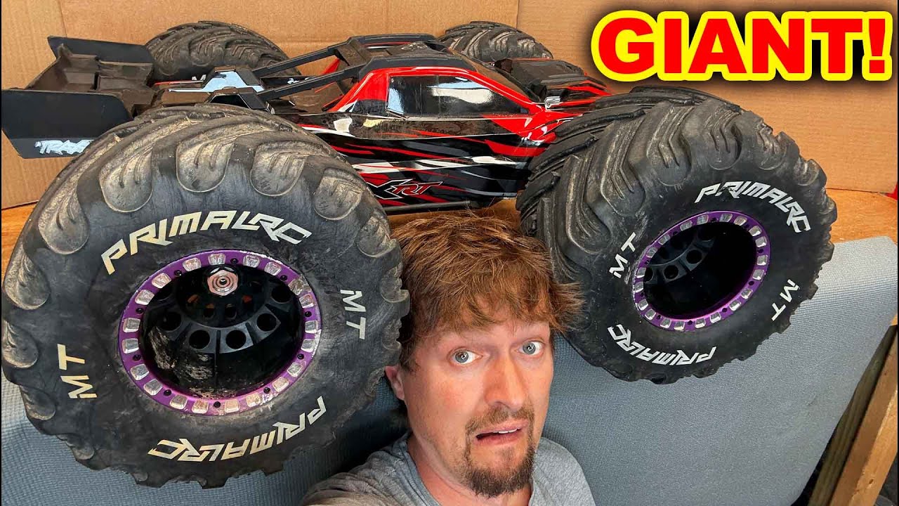 Watch the World's Largest RC Car Wheels in Action! 🚗