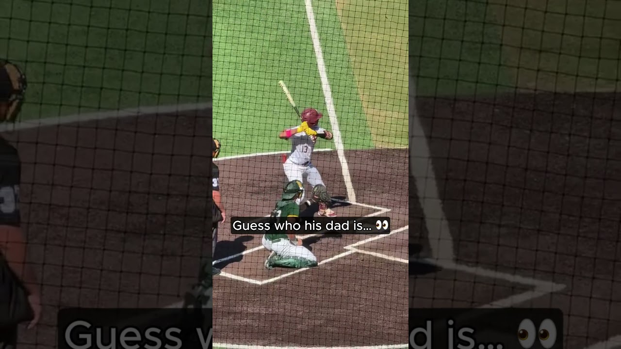 Can You Guess Whose Son This Is Just by the Swing? ⚾