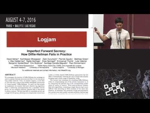 DEF CON 24 Crypto and Privacy Village - David Wong - How to Backdoor Diffie-Hellman