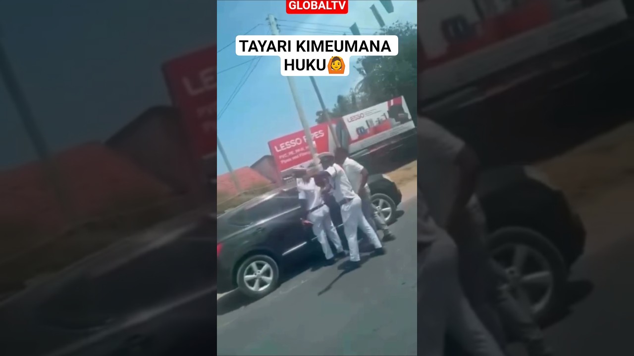 VIDEO: TAYARI KIMEUMANA HUKU🙆 #breaking #globaltv #polisi #traffic #vuralvideo
