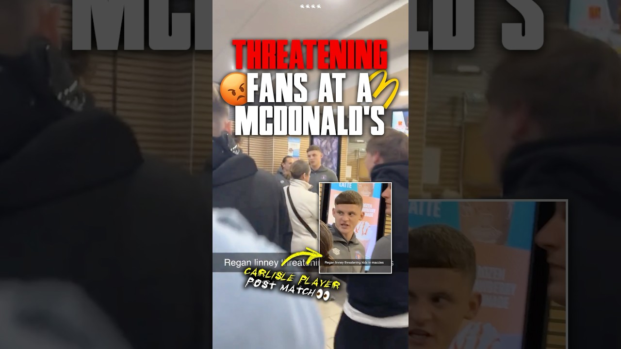 Football Star Confronts Fans at McDonald's 😳