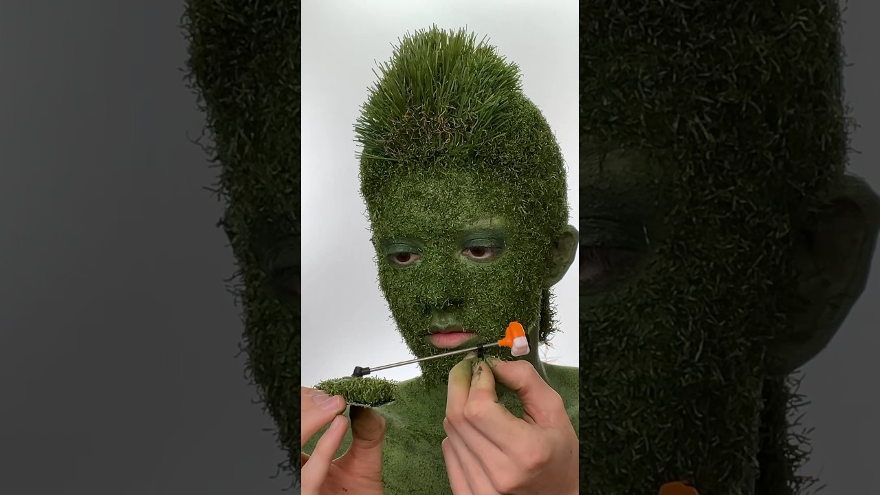 pt 3 Transforming Myself with Fake Grass – Part 3 🌿