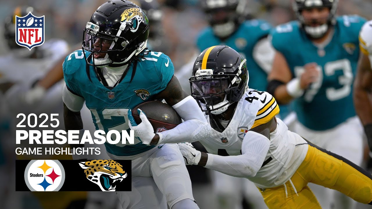 2025 Preseason Week 1: Steelers vs. Jaguars Game Highlights 🏈