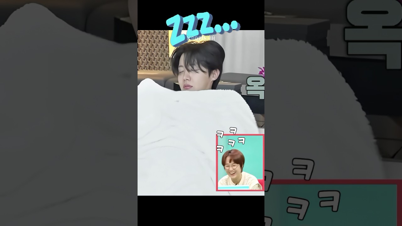 Hobi's Funny Sleepy Moments 😂 #shorts