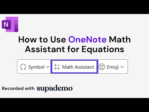 How to Use OneNote Math Assistant for Equations