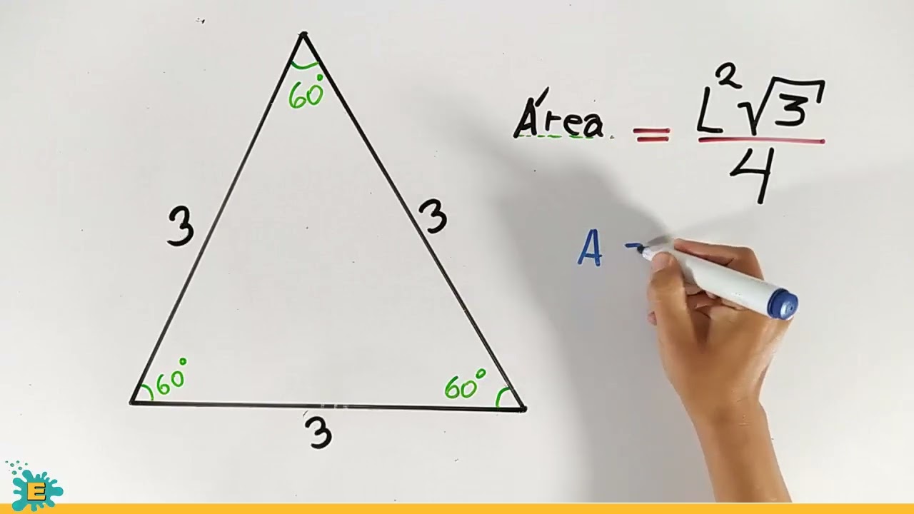 Fácil Guía para Calcular el Área de un Triángulo Equilátero 📐