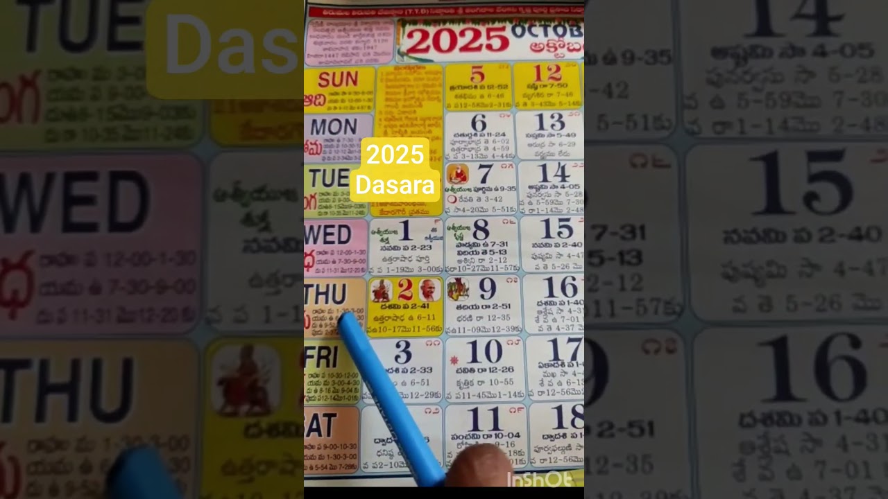 2025 Dasara 2025 Date & Telugu Details 🎉