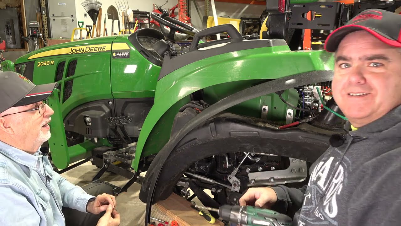 Deere 2032R/2038R Fender Extensions Installation 🚜