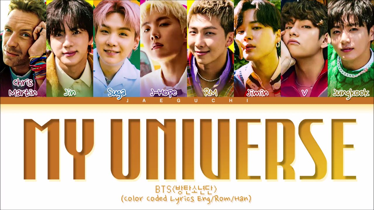 Coldplay & BTS 'My Universe' Color Coded Lyrics 🎶