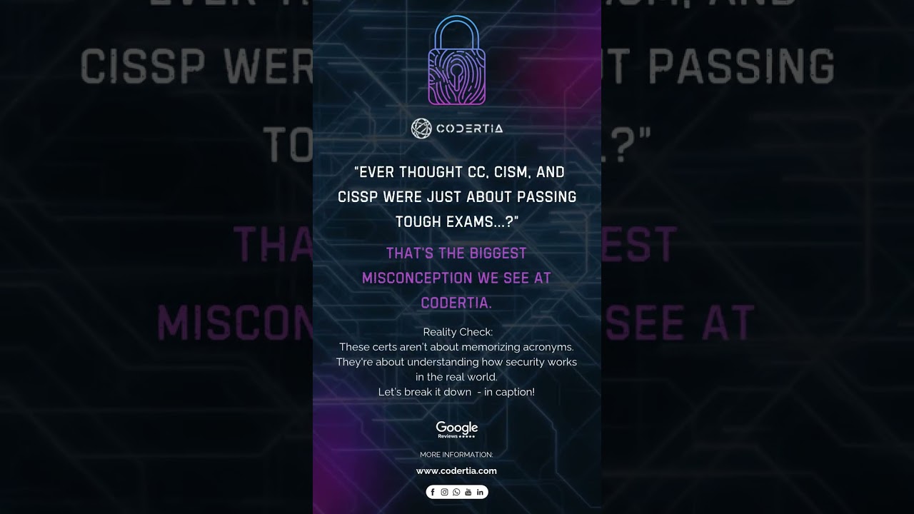 CC, CISM, & CISSP: Beyond Just Passing Exams 🔐