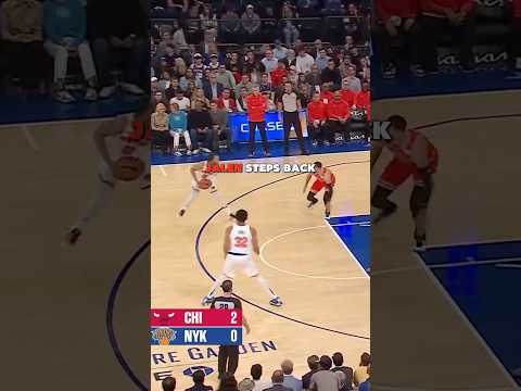 Jalen Brunson’s Step-Back Leaves Zach LaVine Shook! Knicks vs. Bulls🔥