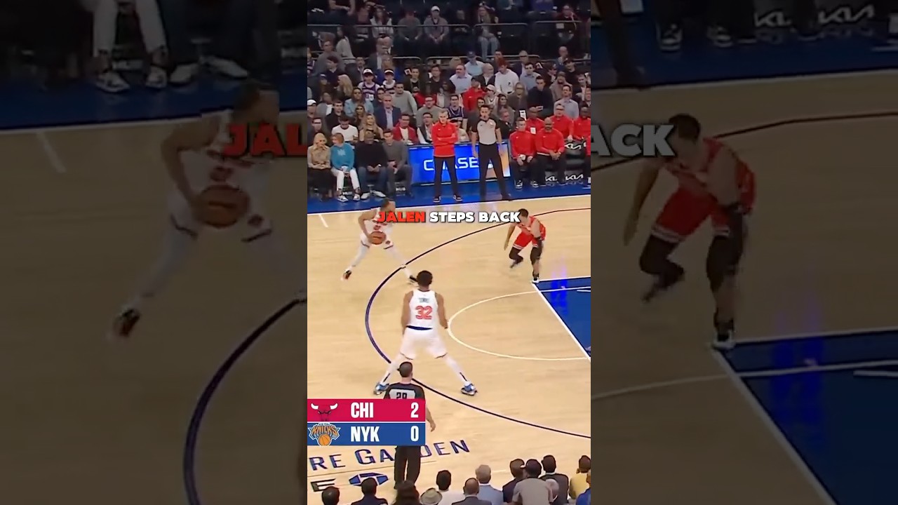 Jalen Brunson’s Stunning Step-Back Shakes Zach LaVine! Knicks vs. Bulls 🔥
