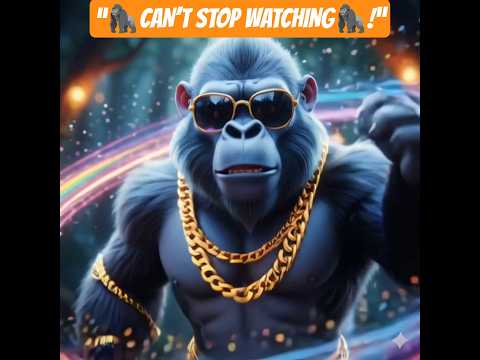 This Gorilla Has Better Moves Than You 😎🕺 #FunnyShorts#shorts