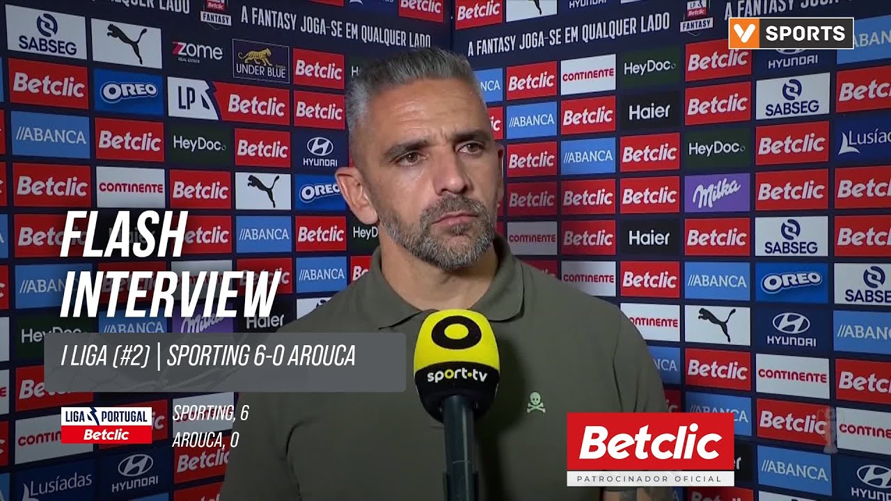 Sporting Coach Rui Borges Discusses 1-0 Victory Over Arouca ⚽