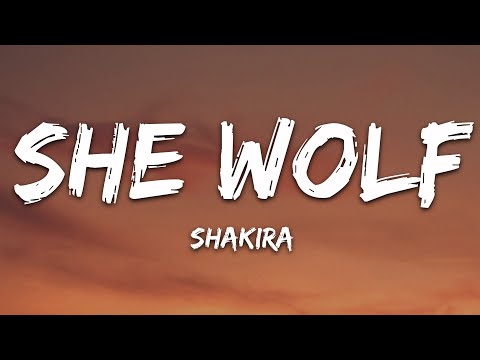 Shakira - She Wolf (Lyrics) sped up
